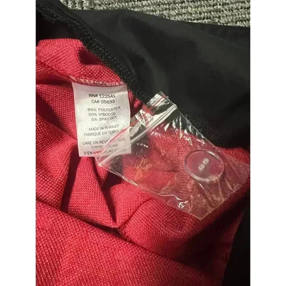 ISLE by Melli Rayan Retro Pink Houndstooth Wide Leg Pants Statement Trousers - Picture 4 of 8